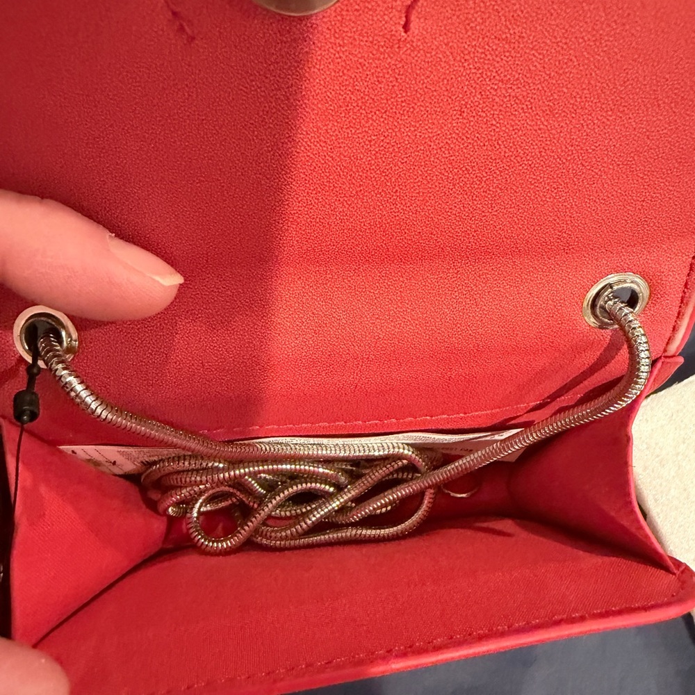 Disney x Forever 21 Red Mini Bag with Minnie Mouse Bow - Picture 7 of 9